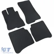 Premium Gummifußmatten Set Schwarz geeignet für Mercedes S-Class W221 05-13-image-6202183