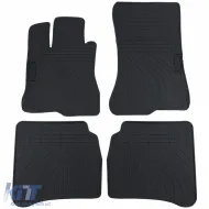 Premium Gummifußmatten Set Schwarz geeignet für Mercedes S-Class W221 05-13-image-6202190