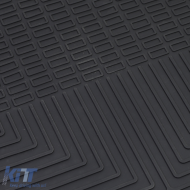 Premium Gummifußmatten Set Schwarz geeignet für Hyundai Santa Fe 3 DM 12-18-image-6202229