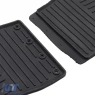 Premium Gummifußmatten Set Schwarz geeignet für Hyundai Santa Fe 3 DM 12-18-image-6202230