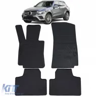 image-19-Premium Gummifußmatten Set Schwarz geeignet für Mercedes GLC X253 C253 15-22