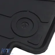 Premium Gummifußmatten Set Schwarz geeignet für Mercedes GLC X253 C253 15-22-image-6202527