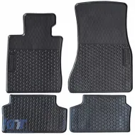 Premium Gummifußmatten-Set schwarz geeignet für BMW 5er G30 G31 ab 17-image-6202662