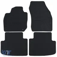 Premium Gummifußmatten Set Schwarz geeignet für VW T-Cross ab 18-image-6204433