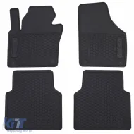 Premium Gummifußmatten Set Schwarz geeignet für VW Tiguan 5N 07-18-image-6206211