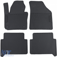 Premium Gummifußmatten Set Schwarz geeignet für VW Touran 1T 03-15-image-6206219