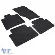Premium Gummifußmatten Set Schwarz geeignet für VW Touareg II Typ 7P 2010-2018-image-6210239