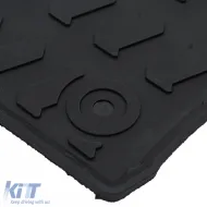 Premium Gummifußmatten Set Schwarz geeignet für VW Touareg II Typ 7P 2010-2018-image-6210242