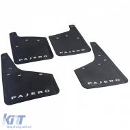 Premium mud flap set front and rear fits Mitsubishi Pajero 07-21-image-6210276
