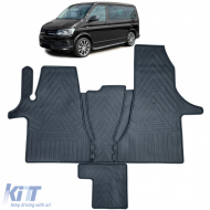 image-40-Premium rubber floor mat set 4-piece fits VW Bus Transporter T6.1 from 2019