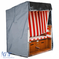 Premium Schutzabdeckung für Strandstuhl grau 160/150x135x100cm-image-6198723