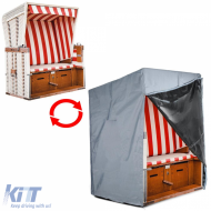 Premium Schutzabdeckung für Strandstuhl grau 160/150x135x100cm-image-6198725