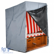 Premium Schutzabdeckung für Strandstuhl grau 160/150x135x100cm-image-6198726