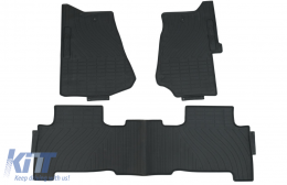 Premium Tenzo-R Floor Mat Rubber Black suitable for Land Range Rover Sport L320 (2005-2013) - 38091