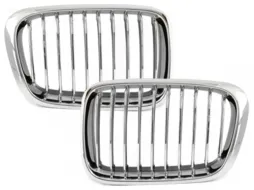 image-33-Prikladno za BMW E46 limuzina./ Touring serija 3 98-01 Prednje rešetke kromirane