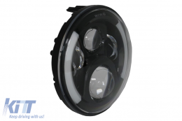 Proboléas Motosikléta LED katállhlos gia Honda CB250 CB400 CB500 CB1300 / Hornet 250 / Hornet 600 Hornet 900 / VTR250 VTEC400 75W 7 intsón IP67 H4-image-6080590