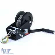 image-15-Professional hand winch black with wire rope 1500kg 10 meters
