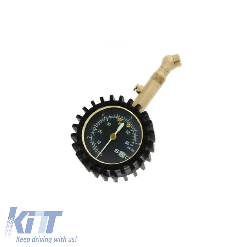 Professional Manometer Tire Gauge 60 Psi 4 Bar Swiss Drive TYRE050