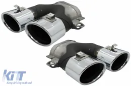 Profulaktíras gia Mercedes C-Class W205 S205 14-20 Tips Diffuser C63 Look Kagkéla-image-6078649