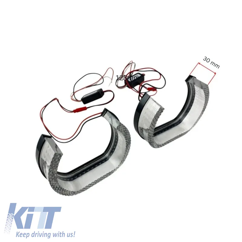 Projector Cover 3.0 Square Matrix M12 With Led DRL 1 Piece