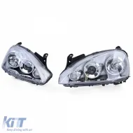 Projektor Ellipsoid Scheinwerfer für Opel Corsa C 00-06-image-6329613