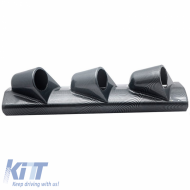 Prosport A-oszlop műszerfal tartó hármas (3 x 52mm) Carbon Look-image-6300882