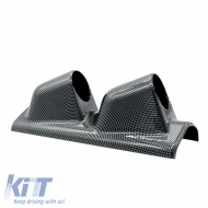 Prosport dupla A-oszlop műszertartó (2 x 52mm) karbon hatású-image-6300844