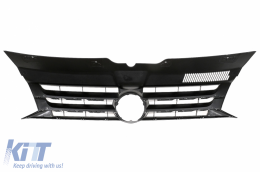 Próstheto Aerotomí Emprós Profulaktíras me LED Proboleís Hméras (DRL) katállhlo gia VW Transporter Multivan Caravelle T5 T5.1 Ananéosh (2010-2015) kai Emprós chorís emblímata Grília Schediasmós-image-6051939