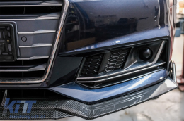 Prosthíkh Spoiler profulaktíra mprostá Lip katállhlo gia Audi A4 B9 8W S-Line (2016-2018) Inódhs ánthrakas Look-image-6078226