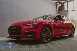 Prosthíkh Spoiler profulaktíra mprostá cheílos katállhlo gia Audi A5 F5 (2017-2019) Piáno Mavro-image-6102115