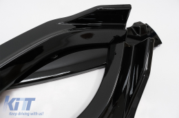 Prosthíkh Spoiler profulaktíra mprostá cheílos katállhlo gia Audi A4 B9 8W Sedan Avant (2016-2018) Piáno Mavro-image-6070889