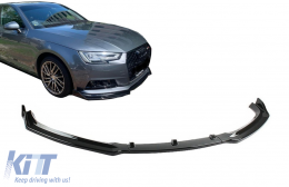 Prosthíkh Spoiler profulaktíra mprostá cheílos katállhlo gia Audi A4 B9 8W Sedan Avant (2016-2018) Piáno Mavro-image-6071207