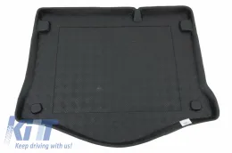 image-74-Prostirka za prtljažnik bez neklizanja prikladna za Ford Focus MK2 Hatchback (2005-2011) s nepravilnom rezervnom gumom