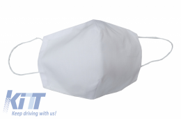 Protección facial 50 Triángulo 96%algodón 4%elastano 2 capas Unisexo Lavable-image-6062107