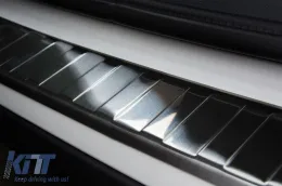 Protecteur de pare-chocs arrière Avisa adapté pour BMW X1 F48 2015-2021, chrome-image-6129463