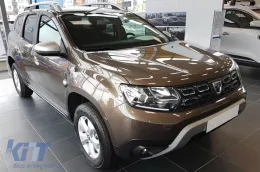 Protecteur de pare-chocs arrière Avisa adapté pour Dacia Duster 2017-2021, après 2021, laqué noir-image-6129721