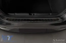 Protecteur de pare-chocs arrière Avisa adapté pour Mercedes EQE V295 après 2022, laqué noir-image-6129736