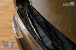 Protecteur de pare-chocs arrière Avisa adapté pour Volvo XC90 après 2015, laqué noir-image-6211854