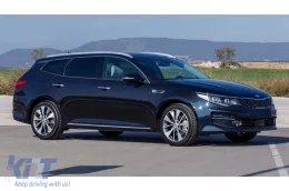 Protecteur de pare-chocs arrière Avisa adapté pour Kia Optima wagon 2016-2018, après 2018, laqué noir-image-6211867