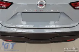 Protecteur de pare-chocs arrière Avisa adapté pour Nissan Qashqai après 2021, laqué noir-image-6211901