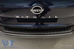Protecteur de pare-chocs arrière Avisa adapté pour Nissan X-Trail T33 après 2021, laqué noir-image-6211979