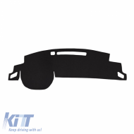 Protective Dashboard Cover suitable for Nissan Qashqai J12 2020- Fabric Black