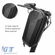 Protective Waterproof Carrier Bag Suitable for Electric Scooter 4L Black Carbon Color 1 Piece-image-6320086