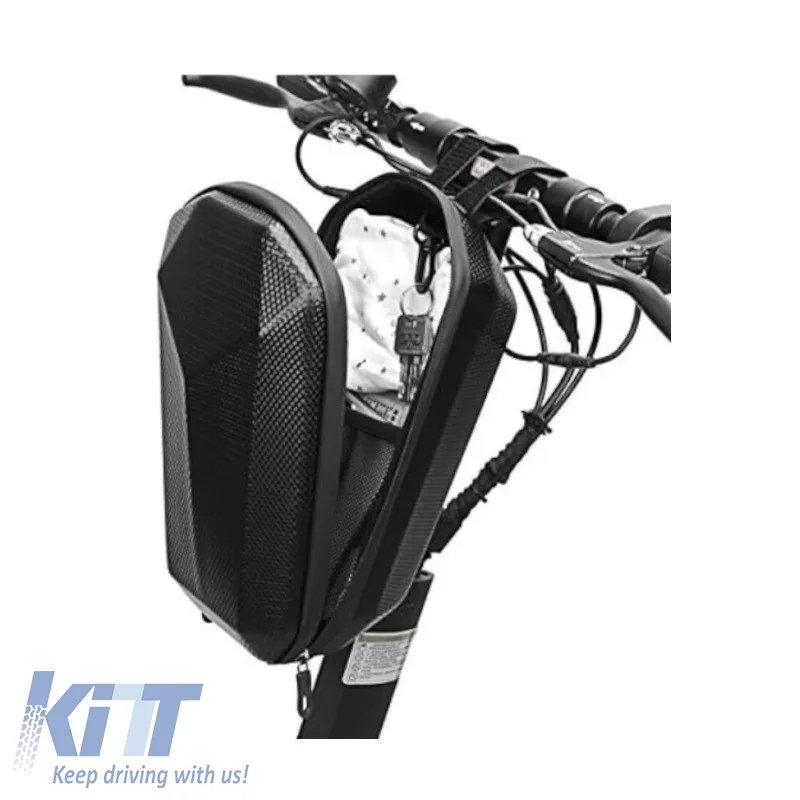 Protective Waterproof Carrier Bag Suitable for Electric Scooter 4L Black Carbon Color 1 Piece