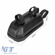 Protective Waterproof Carrier Bag suitable for Electric Scooter 4L Black Carbon Color 1 Piece-image-6320959
