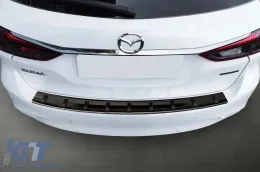Protector Avisa reforzado adecuado para el parachoques trasero del Mazda 6 familiar 2012-2018, después de 2018, negro-image-6129828