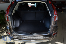 Protector de parachoques trasero Avisa adecuado para Honda CR-V 2015-2018, cromado-image-6129470