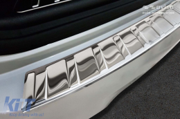 Protector de parachoques trasero Avisa adecuado para parachoques estándar BMW X3 G01 2017-2021, después de 2021, cromo-image-6129505