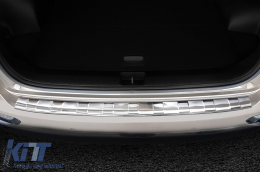 Protector de parachoques trasero Avisa adecuado para Kia Sportage 2018-2021, cromo-image-6129534