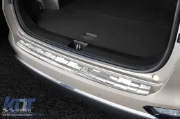 Protector de parachoques trasero Avisa adecuado para Kia Sportage 2018-2021, cromo-image-6129535